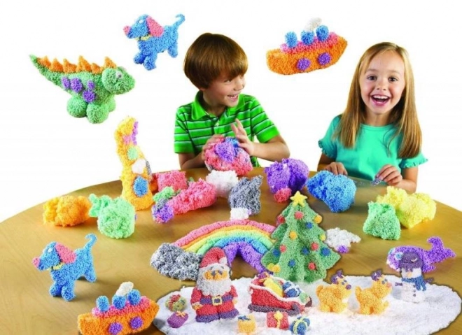 PlayFoam4 Modelérbar ler/plastilina kugler med tilbehør 7 farver