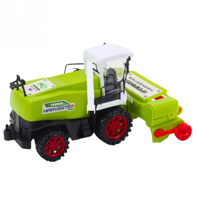 Grøn landbrugsmaskine legetøj traktor med motor
