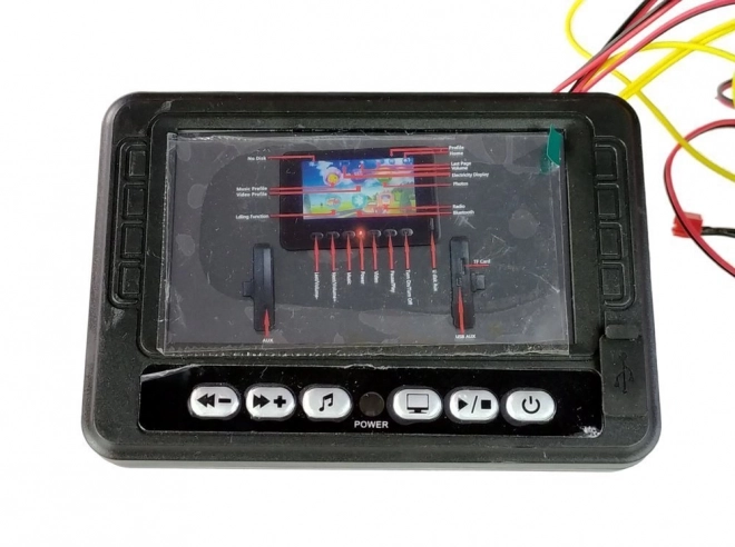 Musikpanel LCD MP4 til Range Rover