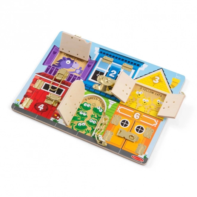 Låse og sikkerhedsbræt Melissa and Doug
