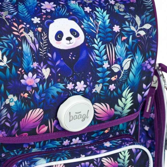 BAAGL Skole Rygsæk Ergo Jungle Panda