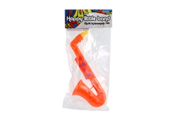 Saxofon plastik 24cm 2 farver i pose
