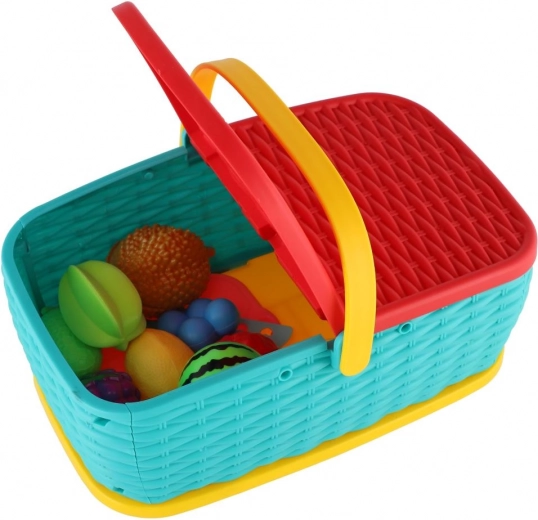 Farverigt sæt med 15 dele