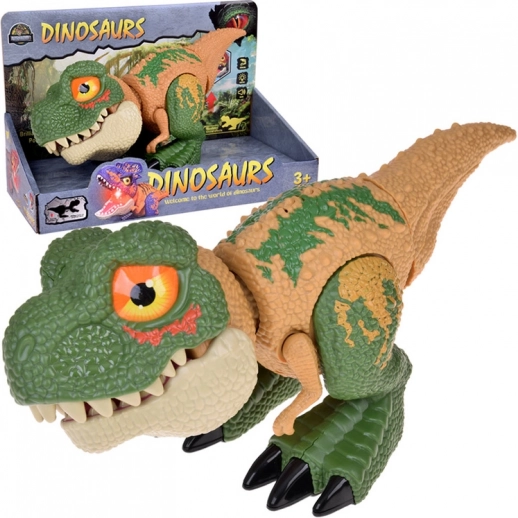 Bevægelig dinosaur Tyrannosaurus Rex med lyd- og lyseffekter