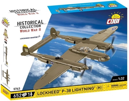 Byggesæt Fly Lockheed P-38H Lightning