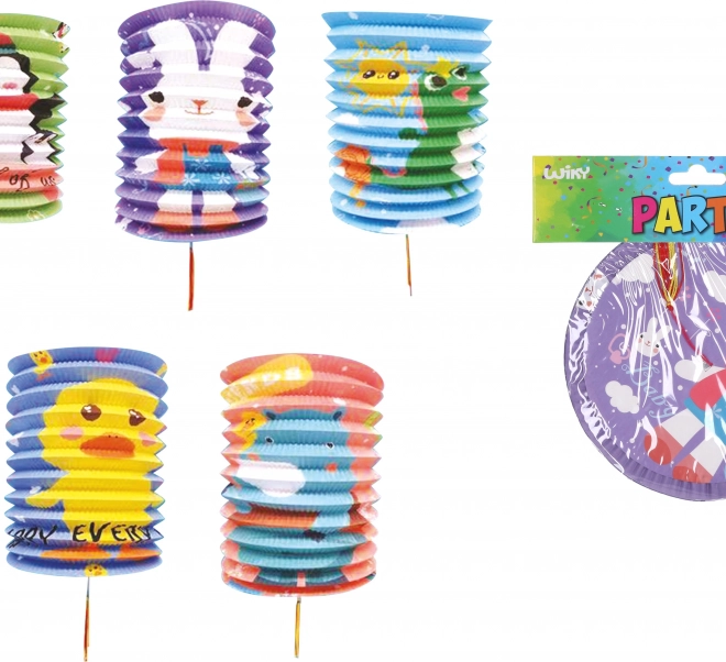 Lampion cylinder Dyr