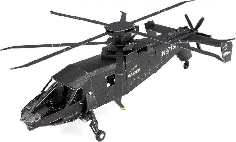 3D metalpuslespil helikopter S-97 RAIDER – byggesæt METAL EARTH