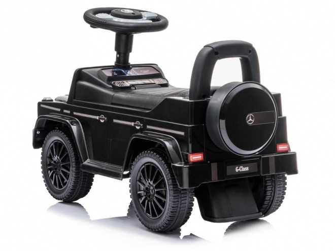 Gåbil Mercedes G-Klasse sort med horn og motorlyd