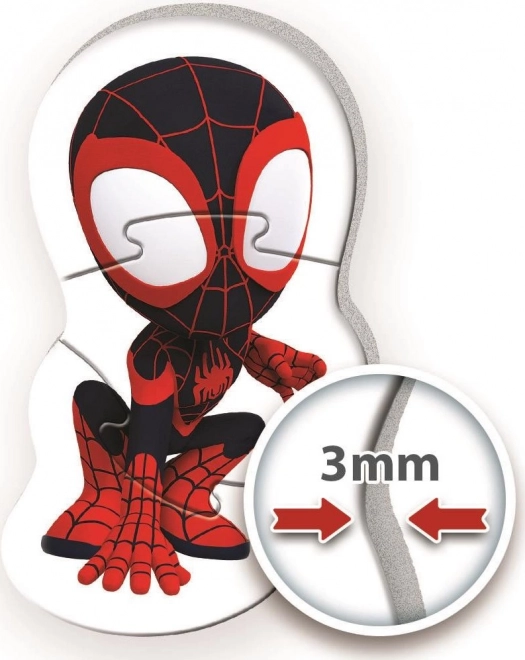 CLEMENTONI Mine første puslespil Spidey og hans fantastiske venner 4i1 (3,6,9,12 brikker)