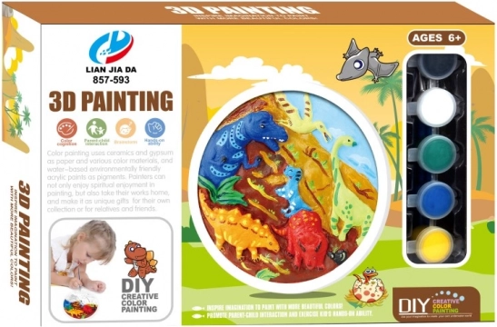Sæt til 3D-maling – dinosaurer