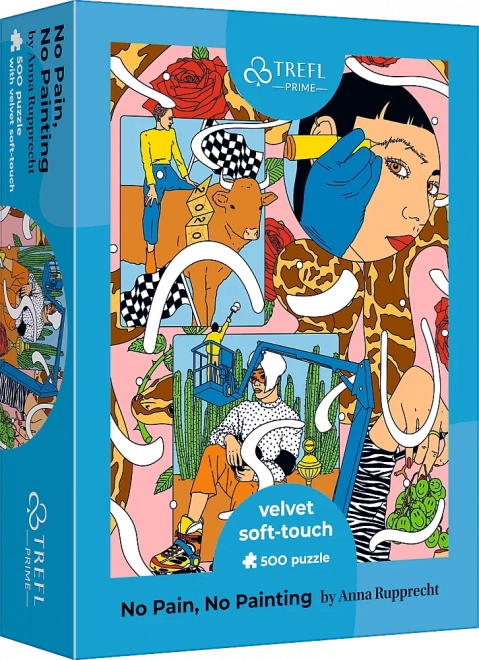 Trefl puslespil Velvet Soft Touch UFT 500 brikker – ingen smerte, ingen malerier