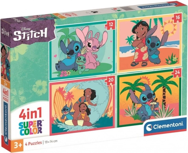 Puzzle Stitch 4-i-1 fra Clementoni til børn