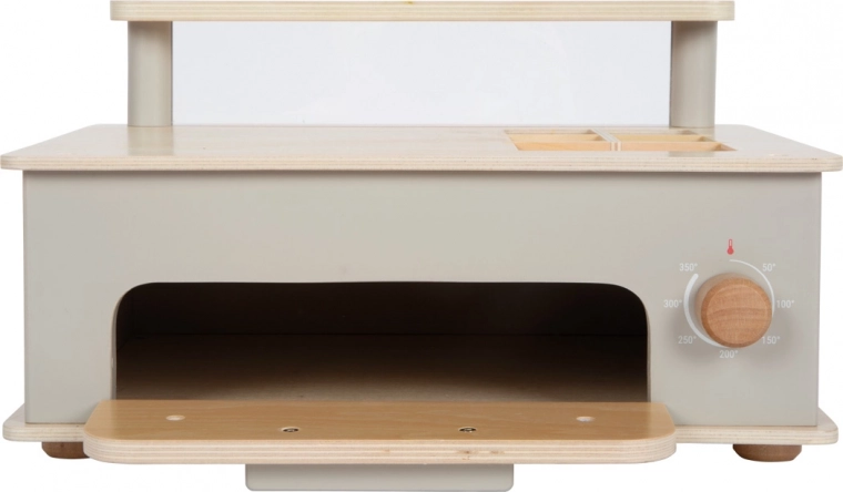 Autentisk træovn med klikknap