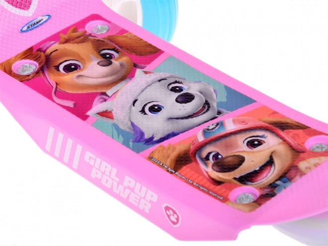 Børnetrigglescooter Paw Patrol lyserød