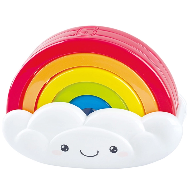 Glad design med smilende sky