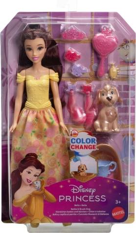 Disney Prinsesse Belle med hund – bade- og styling-sæt
