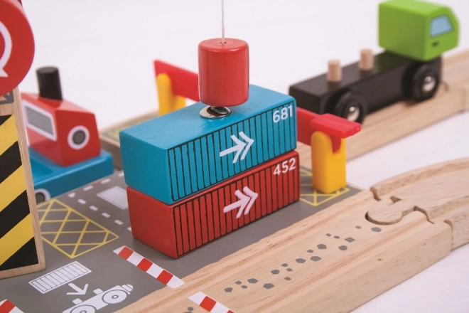 Bigjigs Rail Containerterminal