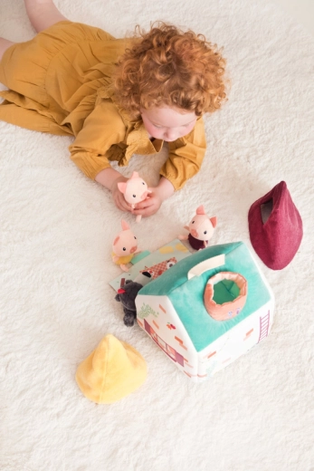 Bærbart blødt hus til leg overalt