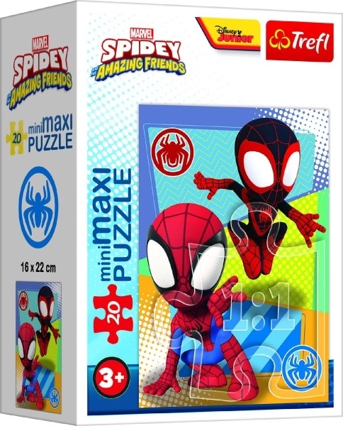 Minipuslespil Spidey og hans fantastiske venner