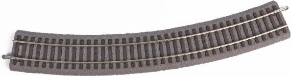 Piko buesporet R4 med ballast 30° H0