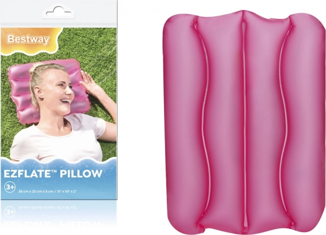 Oppustelig pude Bestway Lyserød 38 x 25 cm