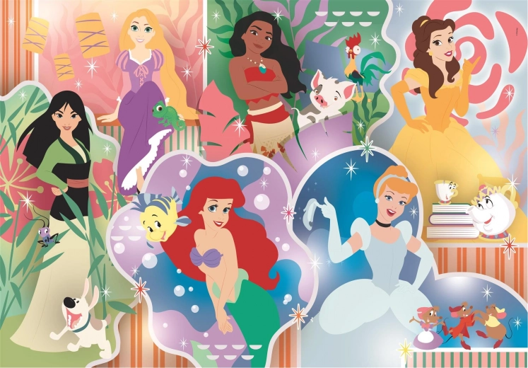 Maxi puslespil Disney prinsesser 24 brikker CLEMENTONI