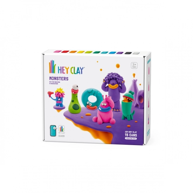 Hej Clay plastik sæt Monsters