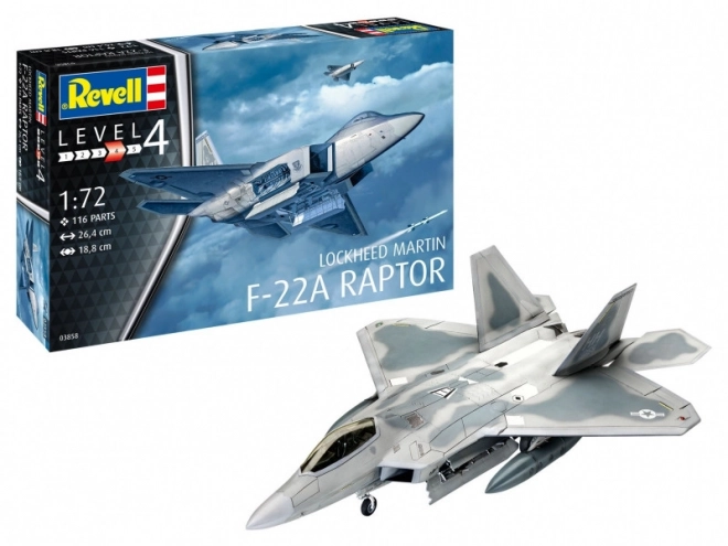 Modelfly sæt Lockheed Martin F-22A Raptor