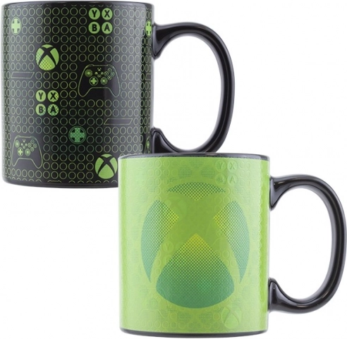 Varmefølsom krus med Xbox-motiv