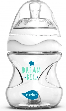 Nuvita glasbabylukke 140 ml - hvid