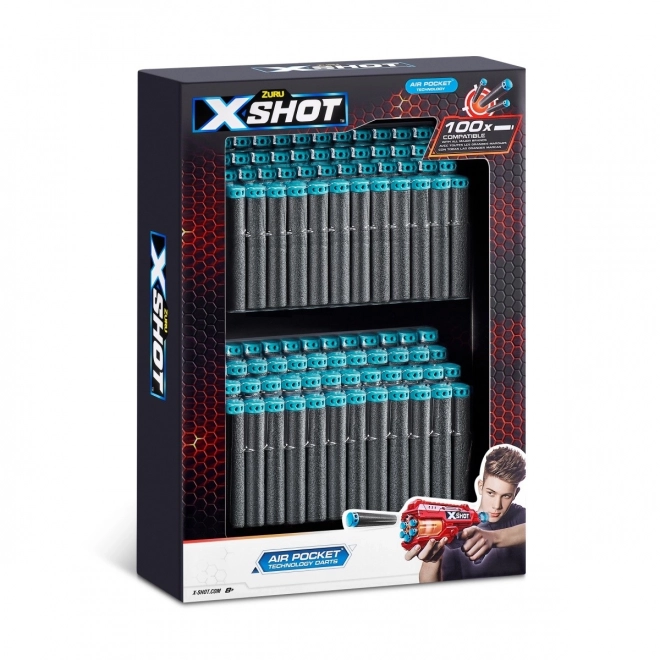 Sæt med 100 skumkugler X-Shot Excel