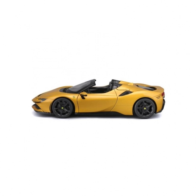 Bburago Ferrari SF90 Spider i skala 1:18 - gul