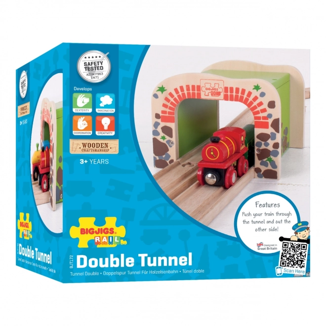 Bigjigs Rail Dobbelt jernbanetunnel
