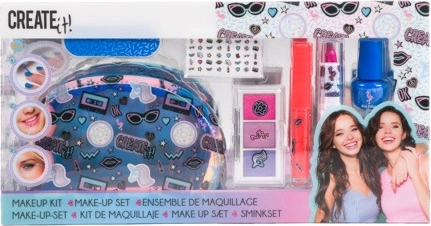 Gave-makeupsæt med kosmetikpung med lynlås CREATE IT!