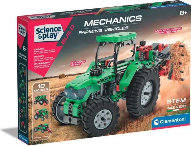 CLEMENTONI Science&Play Mekanisk laboratorium Landbrugsteknik 10i1