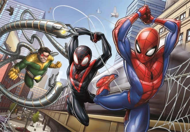 Puslespil Spiderman 104 brikker fra Clementoni