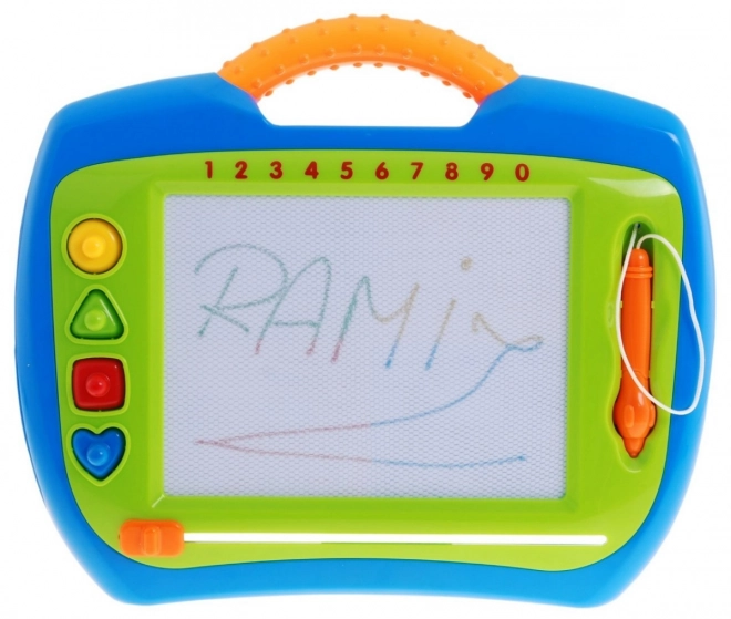 Glade Børns Puslespil 3+ Kreativ legetøj + stylus + 4 stempler + tegninger i 4 farver