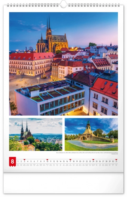 Vægkalender Mit land 2025, 33 × 46 cm