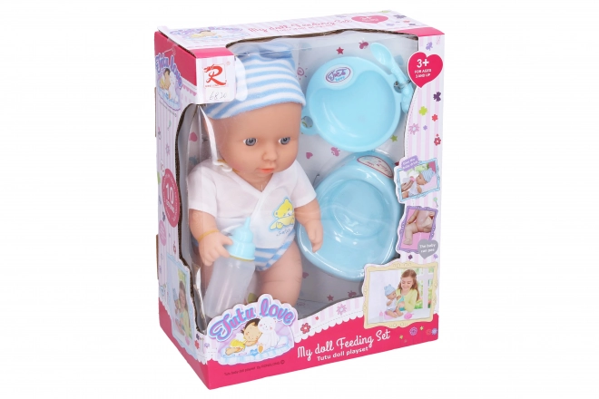 Tissende babydukke 30 cm - tjekkisk emballage