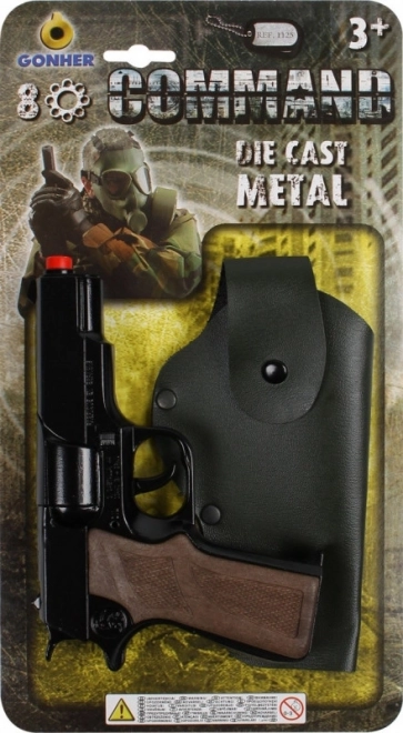 Politipistol Kommando med hylster