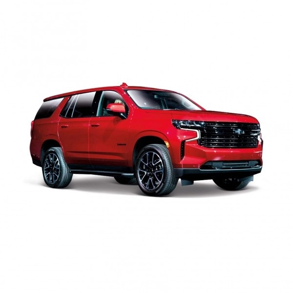 Model Chevrolet Tahoe 2021 1:26 rød