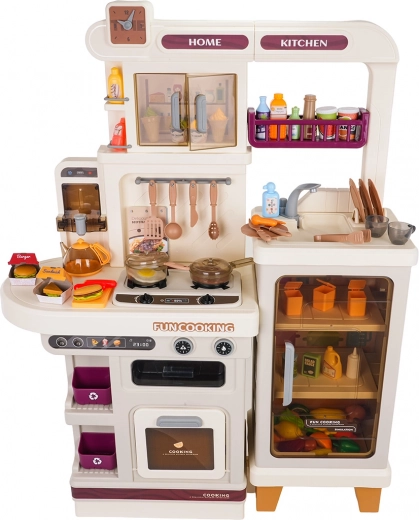 Lys, lyde og damp som i et rigtigt køkken