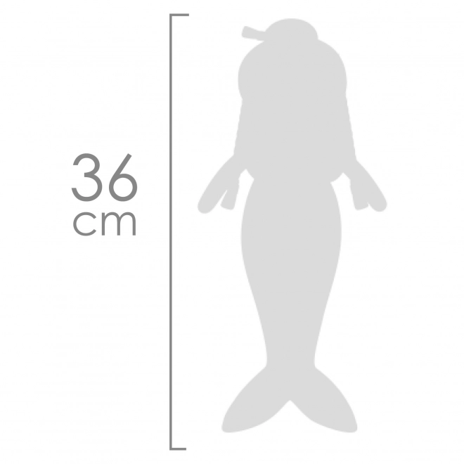 DeCuevas 20041 Plysbamse dukke 2i1 OCEAN FANTASY - 36 cm med vugge