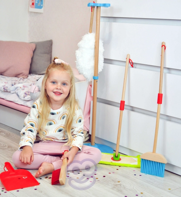 Træsæt til rengøring for børn Tooky Toy
