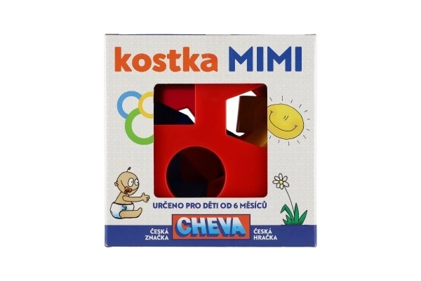 Indsætterningskubus Mimi 1 plast 12,5x12,5x12,5cm 6m+