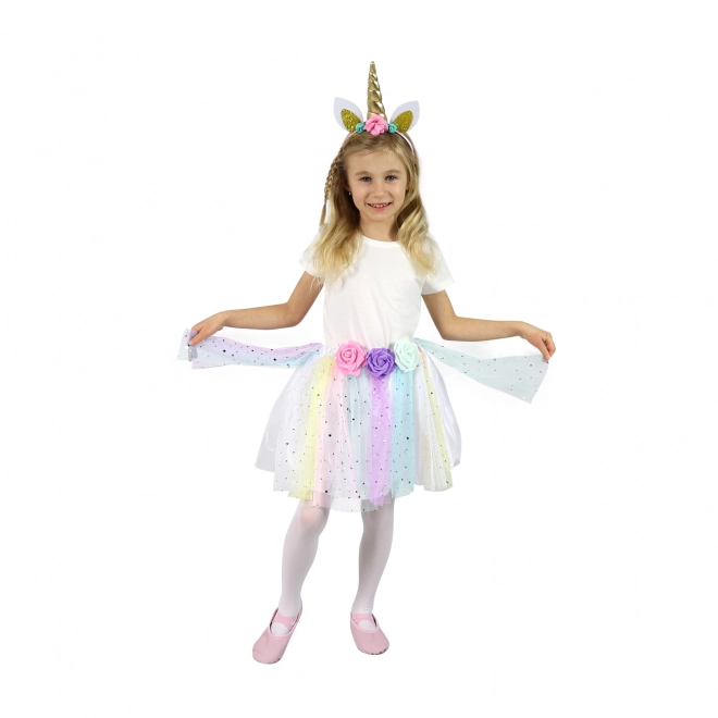 Farverig tutu nederdel
