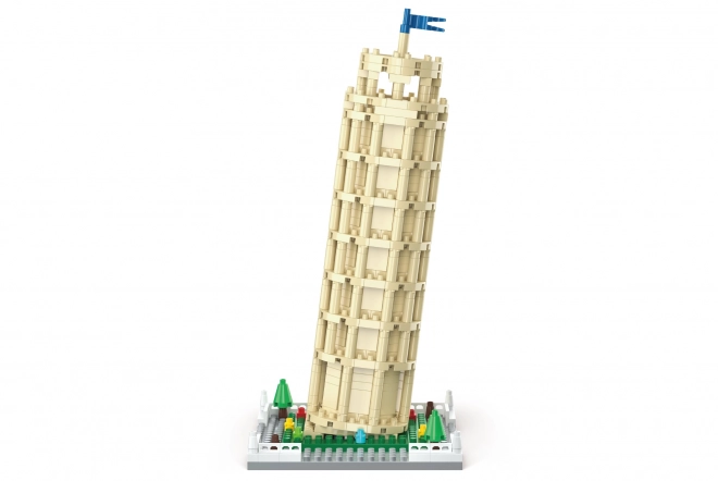 KOCO Byggesæt Skæve Tårn i Pisa 548 stykker 8x8x17,5 cm