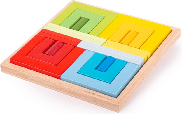 Træklodser til samling BIGJIGS TOYS