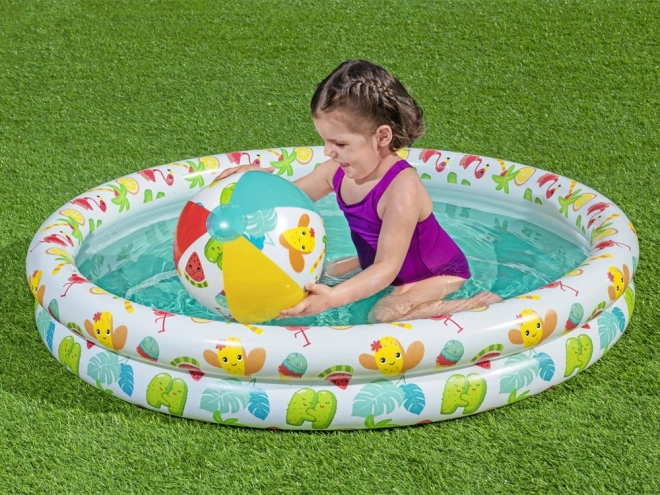 Bestway sæt swimmingpool bold ring soppebassin 122cm