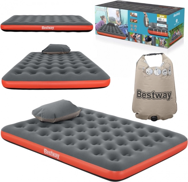 Bestway oppustelig madras til 2 personer 203x152x22 cm
